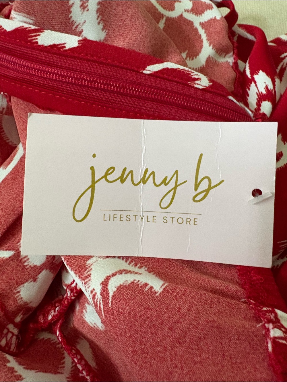 Red Floral Maxi Dress with Cream Botanical Print-medium-beach-coast-boho-NEW - Picture 7 of 7